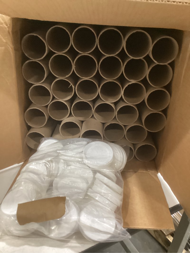 Condition photo showing New/Like New for box usa bp2526k mailing tubes with caps, 2-1/2" x 26", kraft (pack of 34) 0.07 tube wall thickness kraft 2 1/2" x 26"