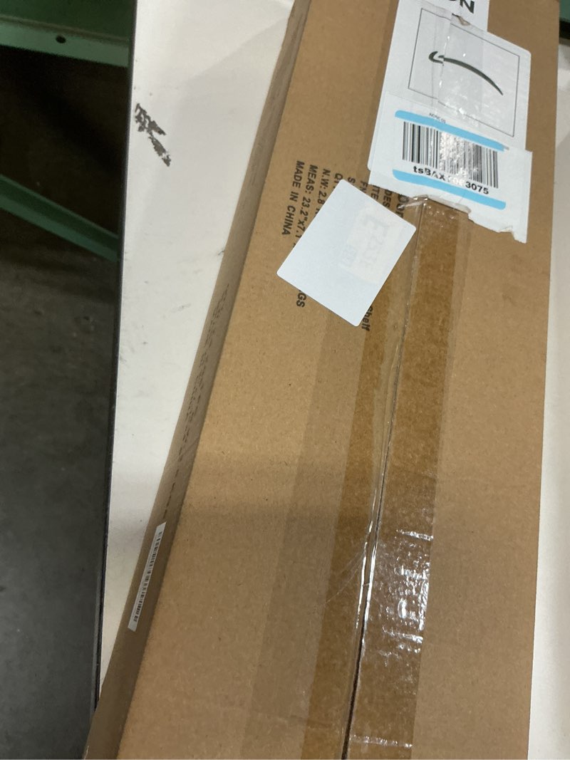 Condition photo showing New/Like New for domax bamboo bathroom shelf 3-tier wall mount storage rack multifunctional adjustable layer free standing over toilet utility shelves living room kitchen (walnut)