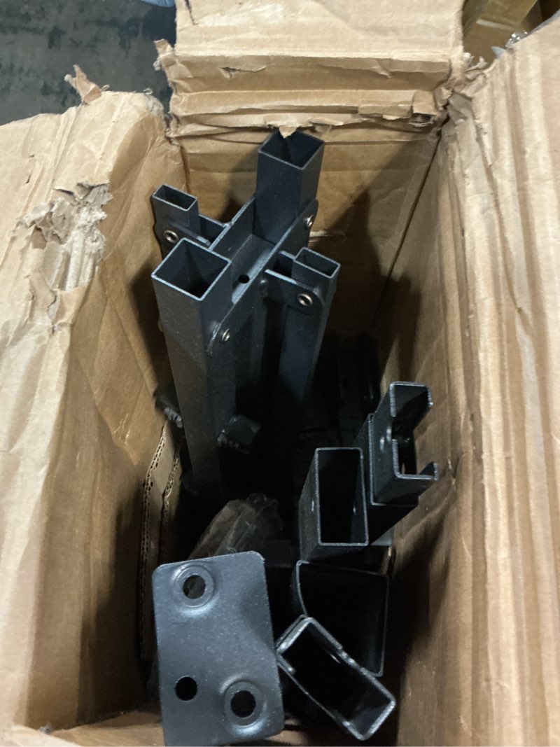 Condition photo showing As Is for maf 18 inch queen bed frames with round corner legs mattress slide stopper no box spring needed heavy duty metal platform bed frame under-bed storage space, 3000 lbs steel slats support queen 18 inch