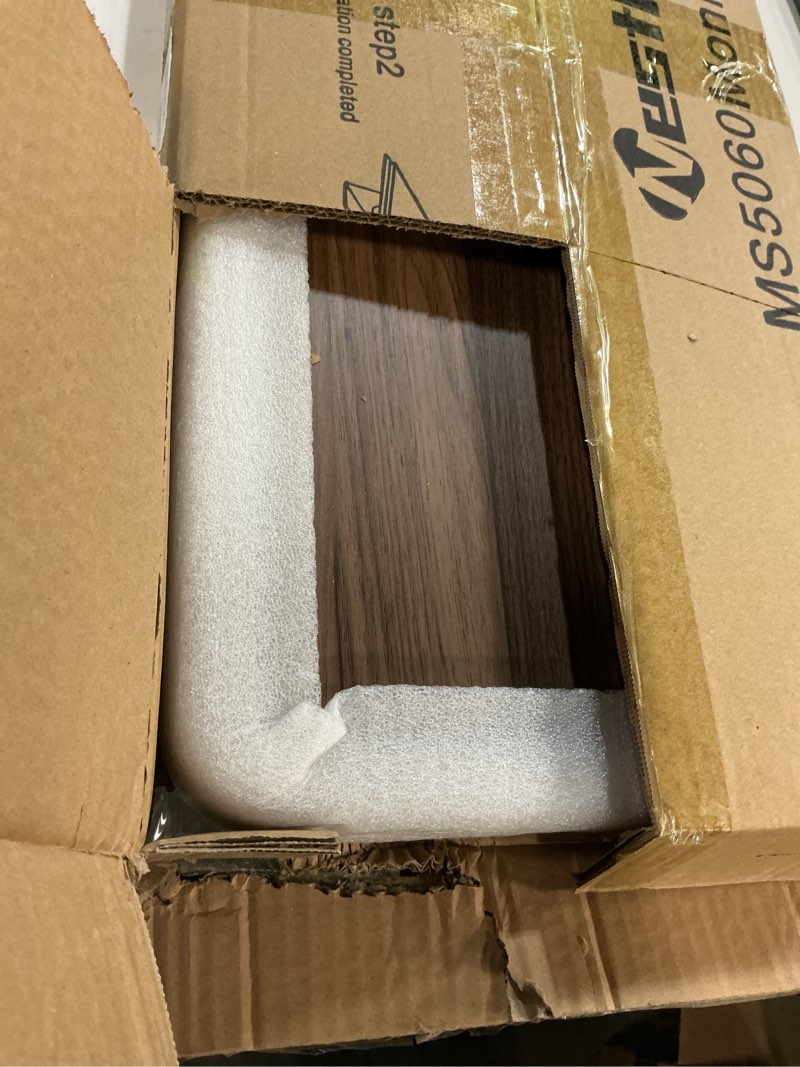 Condition photo showing New/Like New for NestNeat Monitor Stand - 24 Inch Wood Monitor Stand Riser, 220 Pounds Load Capacity Desk Monitor Ris
