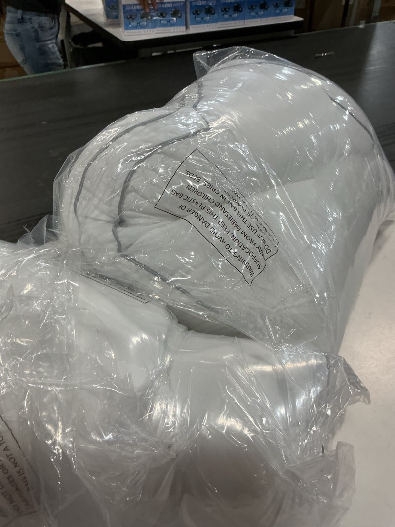Condition photo showing Good Condition for pillows queen size set of 2, gusseted bed pillows for sleeping 2 pack, luxury hotel quality, supportive queen pillow with soft down alternative for back stomach side sleepers, machine washable queen-20"*30" grey