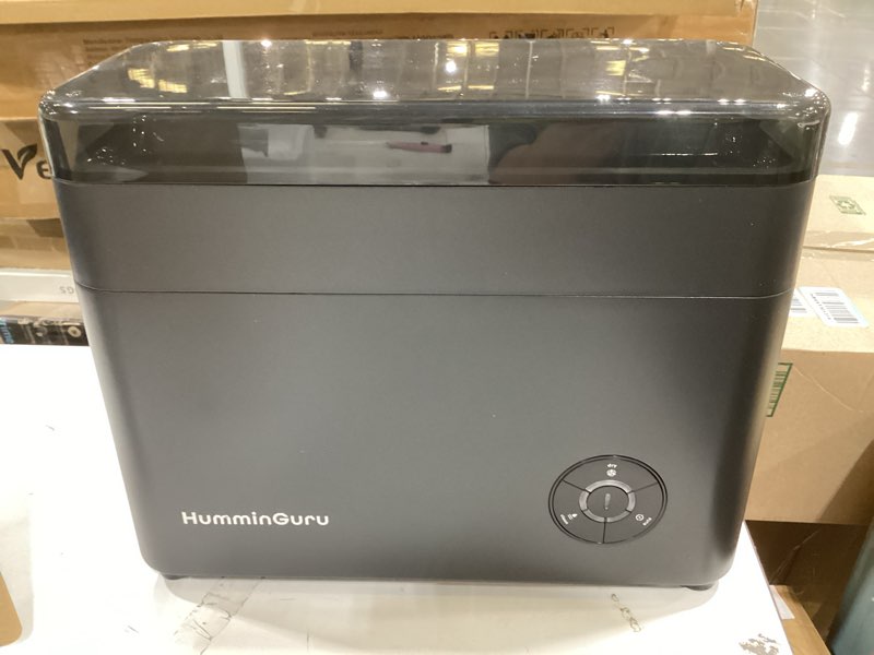 Condition photo showing As Is for humminguru ultrasonic vinyl record cleaner machine, hg01 dark gray, 12 inch | 40khz vinyl record cleaning machine with auto drying & water reuse filter system, compact & pro record washer lp cleaning kit 12 inch hg01 dark gray