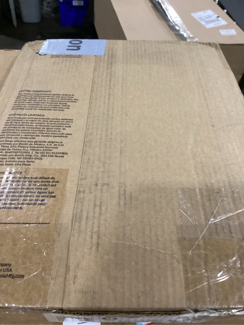Condition photo showing Good Condition for bemis 500ec 390 toilet seat with easy clean & change hinges, 1 pack round, cotton white