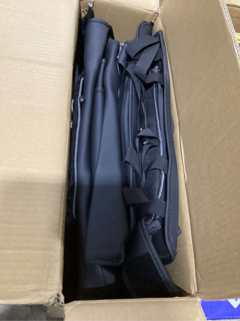 Condition photo showing New/Like New for drcarnow for toyota tacoma seat covers 2016 2017 2018 2019 2020 2021 2022 2023, leather seat covers for trucks crew cab & double cab waterproof for 3rd gen tacoma accessories 2016-2023 full set black 1-black for tacoma seat covers fully covered / for tacoma seat covers 2016-2023