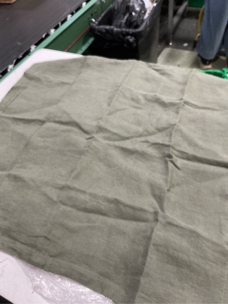 Condition photo showing New/Like New for quince euro sham dusty olive 26”x26”