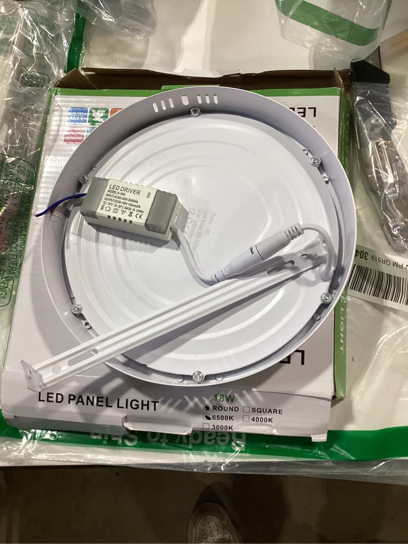 Condition photo showing Good Condition for amki led flush mount ceiling light fixture 8 inch light fixtures ceiling mount 18w 6000k daylight wh
