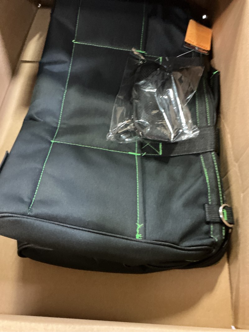 Condition photo showing New/Like New for FASTECH 18 Inch Tool Bag With Comfortable Shoulder Straps, Waterproof Wide Mouth Tool Kit, Tool Storage Package For Men/Women (18IN Green) Green 18IN