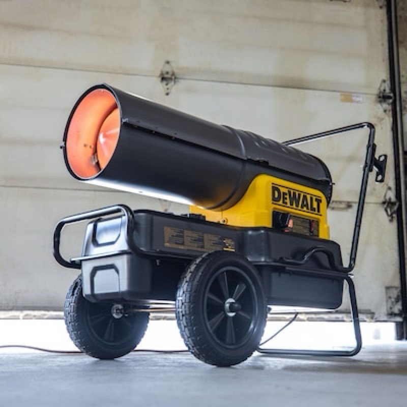 DEWALT 140000 -BTU Forced Air Kerosene Multi-fuel Construction Heater
