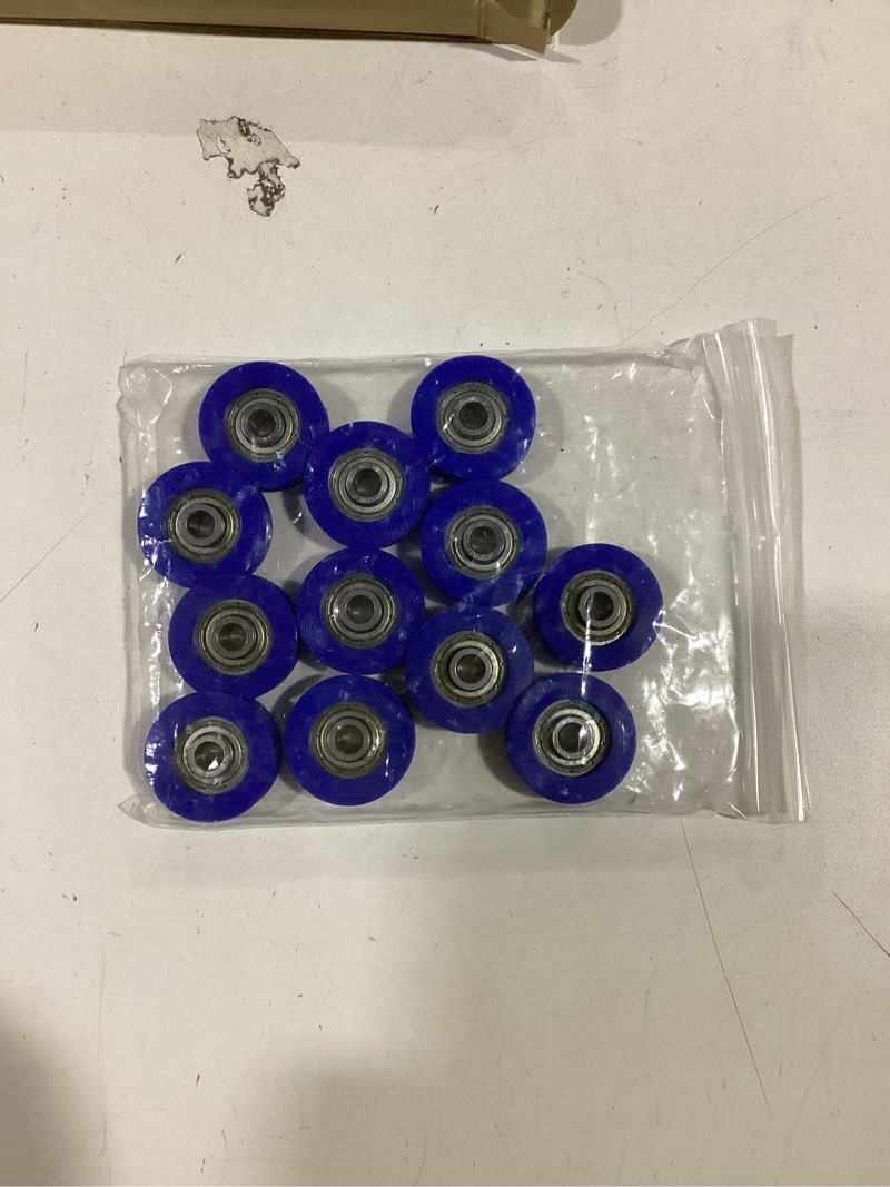 Condition photo showing New/Like New for uxcell 12pcs U Type Groove Pulley Nylon Guide Rolling Bearing 5x25.5x8.5mm U Groove Roller Wheel for