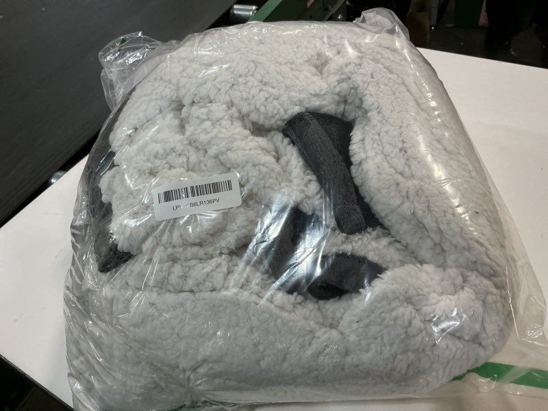 Condition photo showing As Is for Electric Heated Blanket Full Size - 72"x84", Soft Flannel Heating Blanket, 10 Heating Levels, 1-12 H Auto Shut Off, Breathable Warm and Washable for Bed, Dark Grey 01-dark Grey 72"x84"(Full Size)