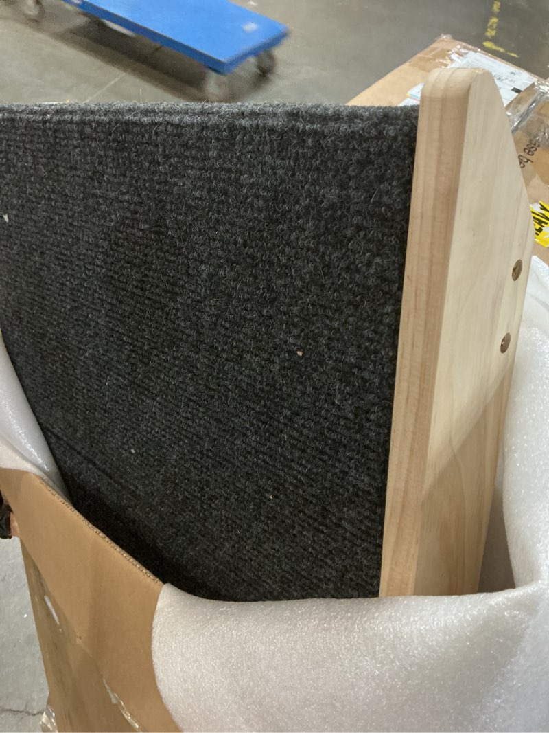 Condition photo showing Good Condition for (Similar design82026 Upgraded Dog Ramp for Couch, Foldable Small Dog Ramp for Sofa, 4 Adjustable Height from 13'' to 21\", Portable Stable Pet Steps with Non-Slip Pad, Pet Ramps Use for Sofa Couch Stairs A-wood Color 80×30cm-for couch