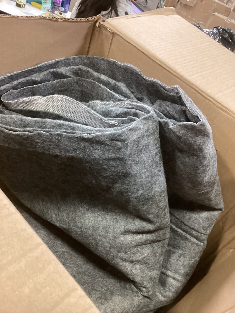 Condition photo showing As Is for Non-Slip Rug Pads 8 x 10 ft, 100% Waterproof Extra Large Area Rugs Non Skid Rug Pad for All Floors and Finishes Durable Hardwood Floor Protective Felt Keeps Rugs in Place, Safe and Secure 8' x 10' (Rectangular) 1/8" Thick