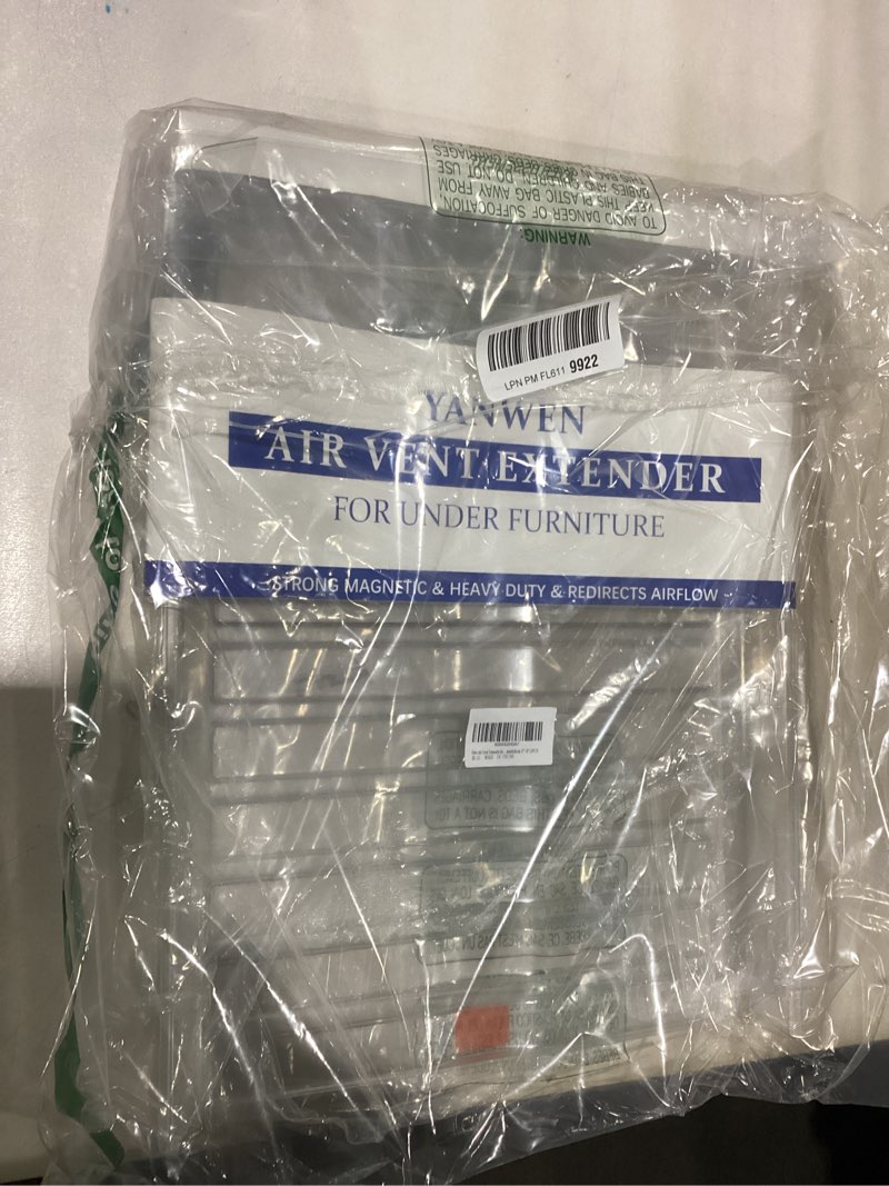 Condition photo showing Good Condition for air vent extender for under furniture, vent redirector, vent deflector for floor register 10" and 12" wide, extends from 17"-33" long (1pcs)