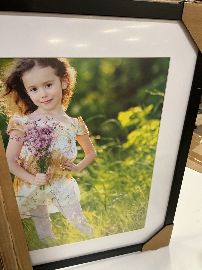 Condition photo showing Good Condition for Homeforia 5x7 Picture Frame Bronze, High End Metal 5 x 7 Brass Frames with Mat 4 x 6 for Art, 5x7 Desk Frame Matted to 4x6 inch Photo, 5 by 7 Wall or Tabletop Frame, Tempered Glass, Wall Kit, Set of 1 Pack of 1 Bronze 5x7(similar)