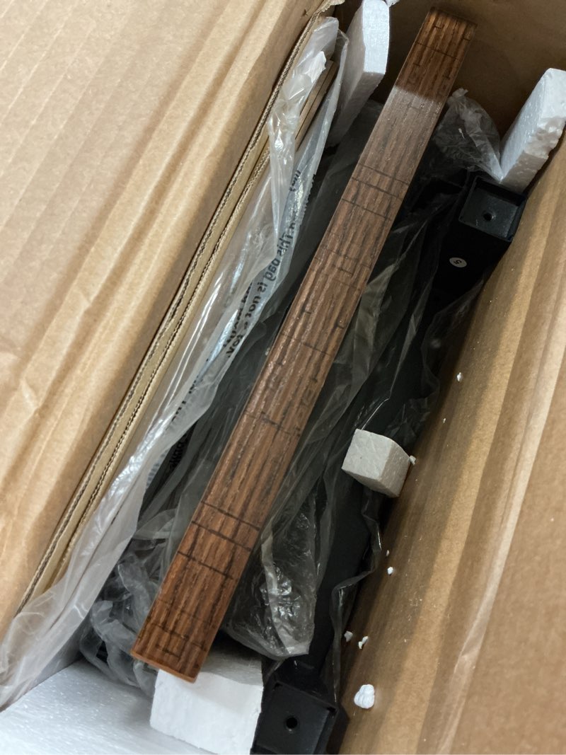 Condition photo showing Good Condition for HOMBAZAAR Bookshelf,Small Industrial Bookshelf with Engineered Wood Shelves,3 Tier Shelf Bookcase with Metal Frame,Short Book Shelf for Living Room,Small Space and Office,Rustic Brown