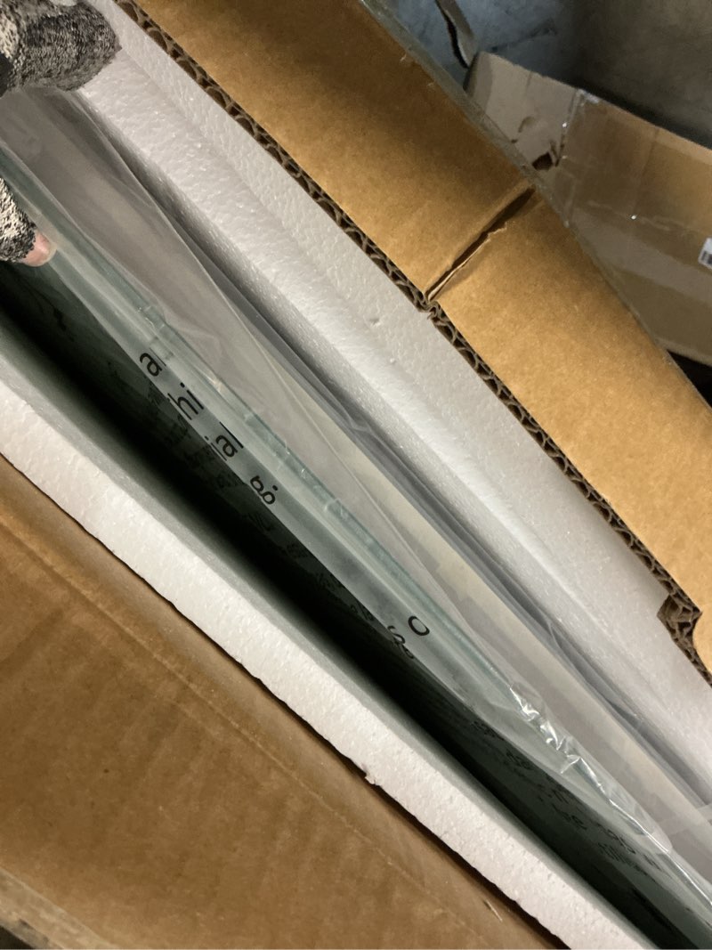 Condition photo showing Good Condition for 24"x32" led bathroom vanity mirror with lights, anti-fog, dimmable, lighted bathroom mirror for wall, memory function, tempered glass, shatter-proof, backlit & front lit led bathroom mirror (3 light modes)