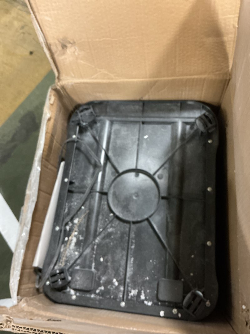 Condition photo showing As Is for Amazon Basics 200-Sheet Auto Feed Cross Cut Paper Shredder with Pullout Basket, Black 200 Sheet Black