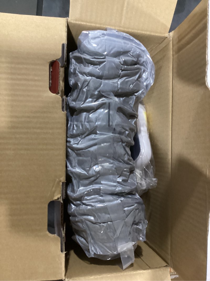 Condition photo showing New/Like New for Homemate Heated Blanket Electric Throw - 50"x60" Heating Blanket Throw 1/2/4/6/8 Hours Auto-Off 10 Heat Levels Over-Heat Protection Soft Flannel Sherpa Heater ETL Certification Light Grey (Striped) 50 Inch x 60 Inch