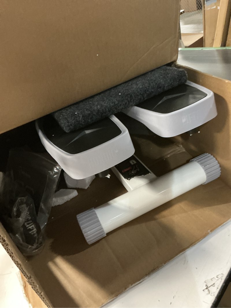 Condition photo showing Good Condition for Sunny Health & Fitness 2-in-1 Premium Power Stepper with 400lbs Weight Capacity and Resistance Bands, Low-Impact Cardio, Space-Saving, Height-Adjustable, with Bluetooth and Free SunnyFit App Heavy Duty One Size