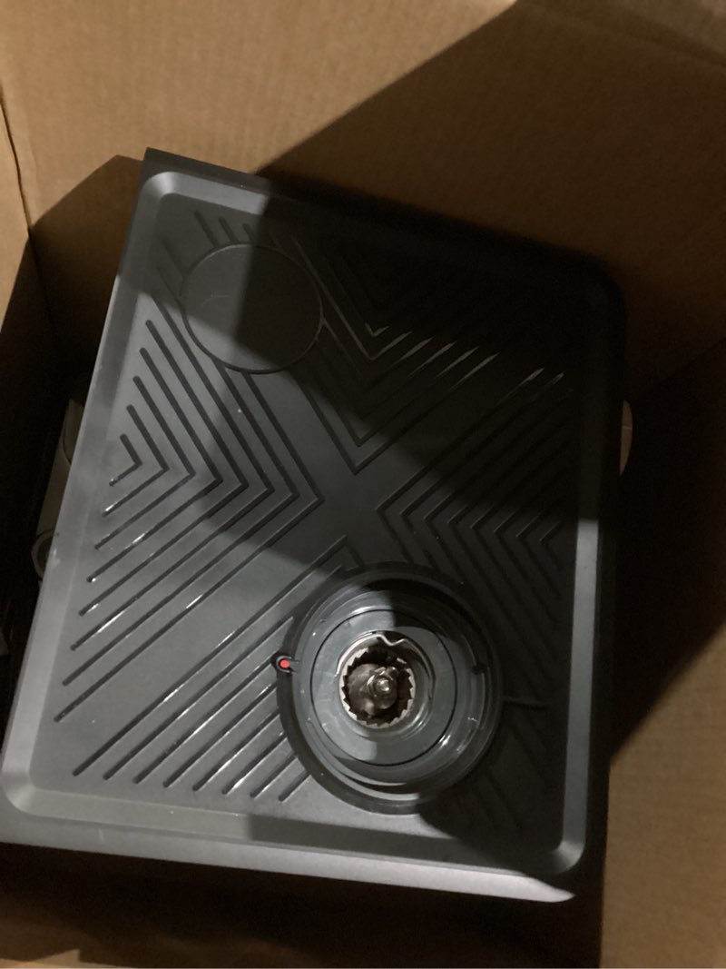 Condition photo showing As Is for (2026 upgrade) espresso machine with grinder, expresso coffee machines with built-in anti-clog coffee grinder/milk steam wand/frother, expresso machines for home perfect cappuccino & latte-gloss black
