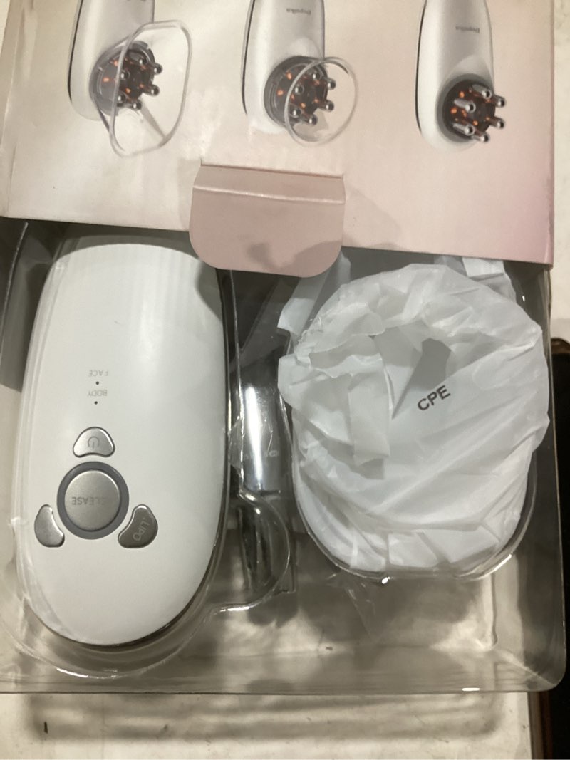 Condition photo showing New/Like New for Body Sculpting Machine with Red Light Therapy for Face & Body, Cupping Therapy, Electric Cellulite Massage Tool with 2 Cups, Gift for Women, White Pure White