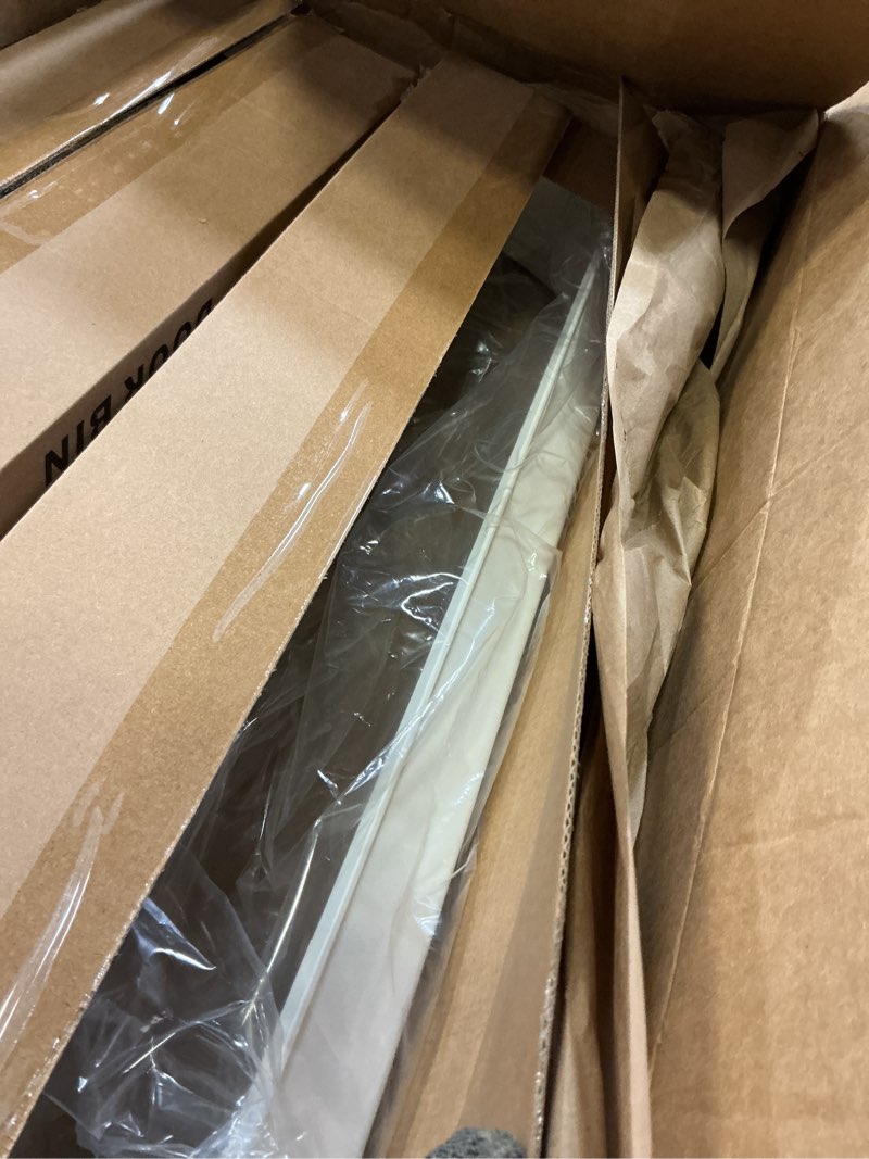 Condition photo showing Good Condition for partsbroz 240338001 door bin shelf rack (2-pack) for frigidaire refrigerator door shelf, kenmore refrigerator racks replacement, electrolux fridge white upper top shelf bar rack ap2115859 ps429871