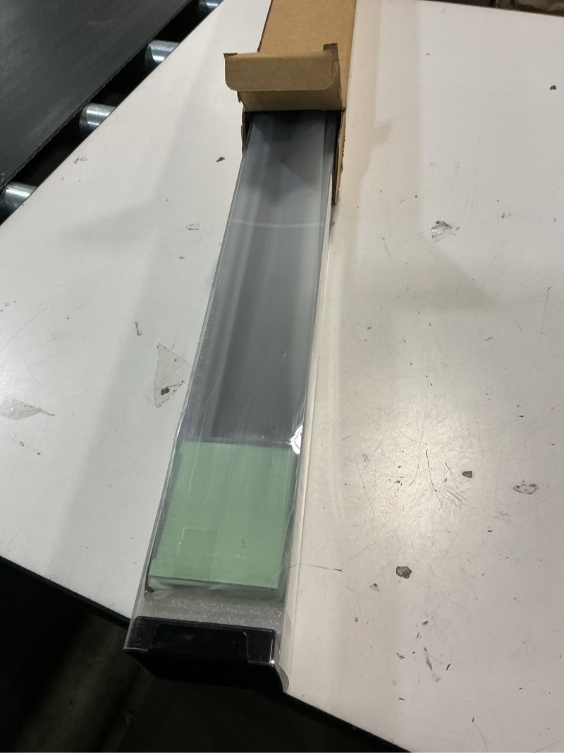 Condition photo showing Good Condition for sunoff cordless blackout roller shades blinds for windows free-stop,pull down room darkening with valance,thermal insulated woven fabric window door blinds for home,office,grey 34.5" w x 72" h 34.5"w x 72"h grey