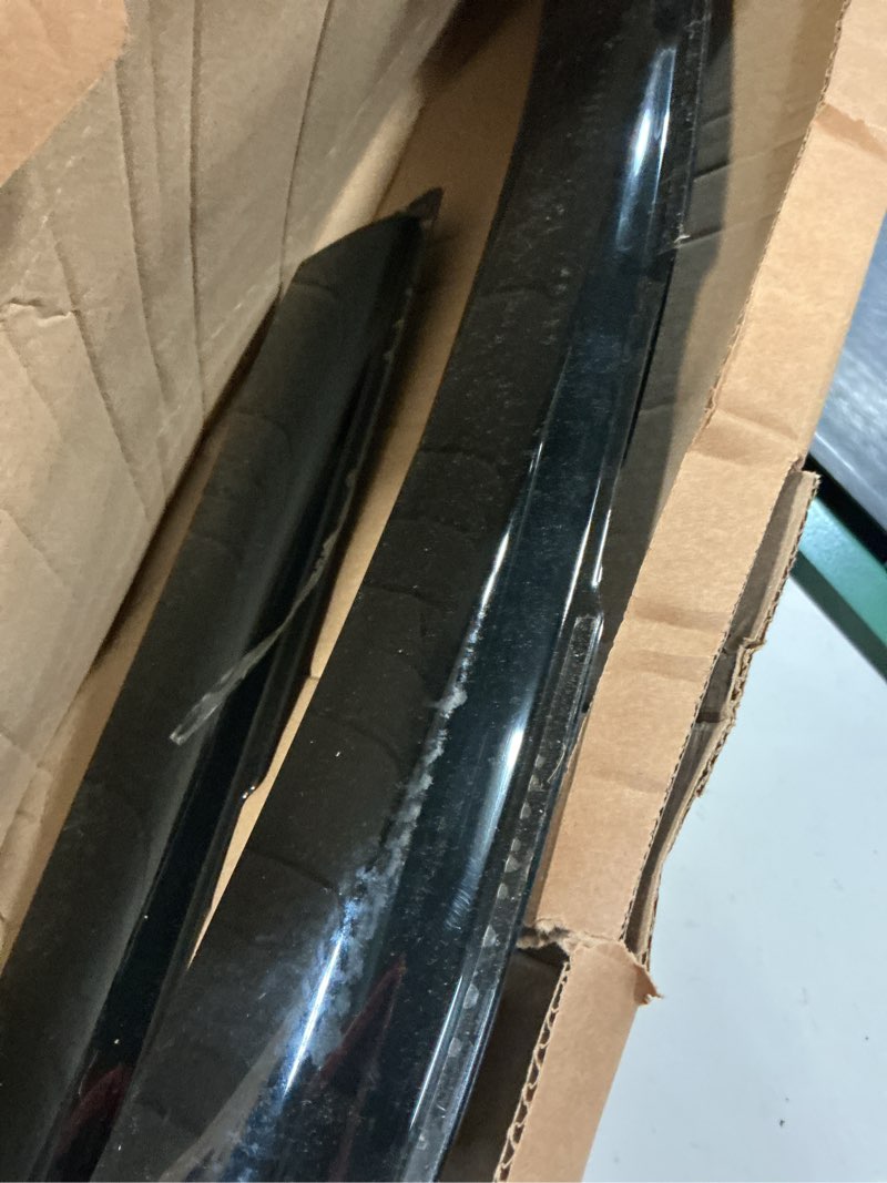 Condition photo showing As Is for voron glass in-channel extra durable rain guards for hyundai tucson 2021-2024, window deflectors, vent window visors, 4 pieces - 200681