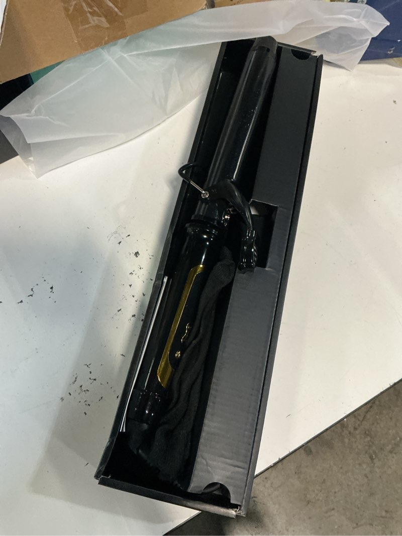Condition photo showing Good Condition for abp 1.25 inch curling iron extra long barrel with ceramic coating for long/medium hair,1 1/4 inch lcd display instant heat up to 450°f with clamp,hair style tool girls & women