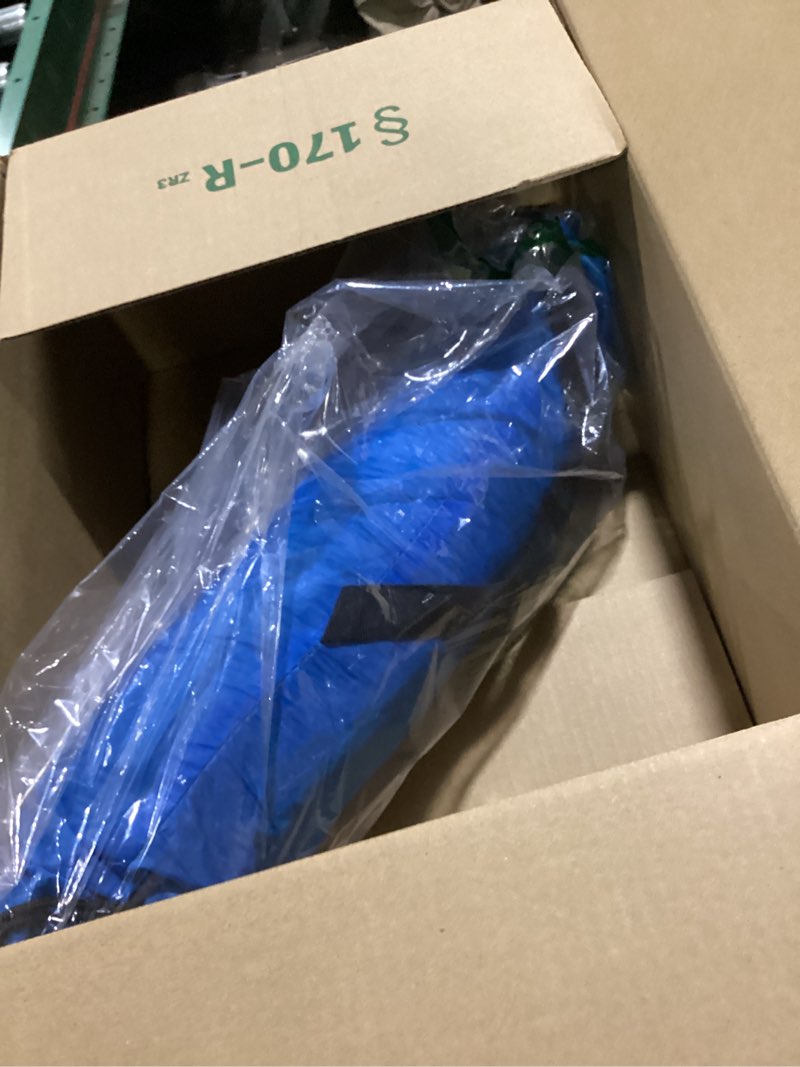 Condition photo showing New/Like New for 2 Person Camping Tent with Rain Fly and Carrying Bag - Lightweight Outdoor Pop Up Tents for Camping Essentials, Music Festivals, Backpacking, Hiking, or Beach Shelter by Wakeman Outdoors Blue