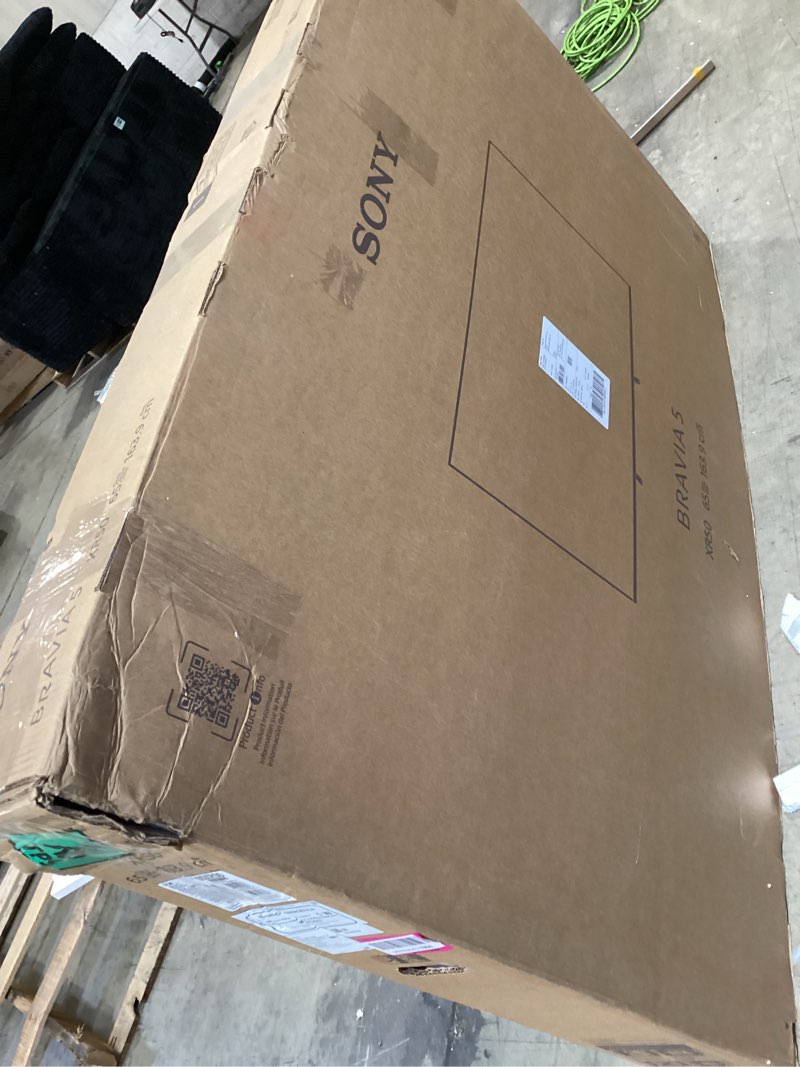 Condition photo showing Good Condition for sony bravia 5 65 inch tv, mini led, 4k smart google tv, xr processor with ai technology,120hz television with dolby vision/atmos, exclusive features for playstation®5, k-65xr50 65 inches tv only