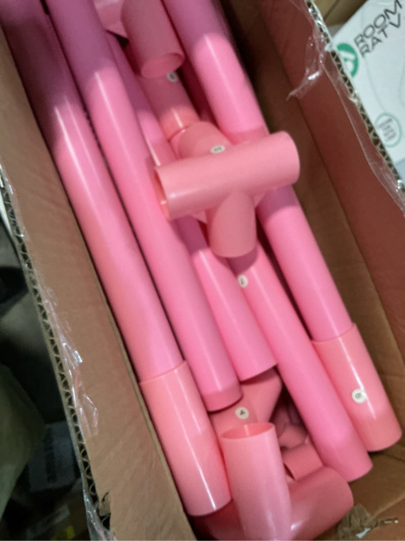 Condition photo showing Good Condition for trycooling stuffed animal storage zoo stuffed animal holder space save vertical stuffed animals storage pvc with elastic band and net for playroom bedroom nursery (pink 1)