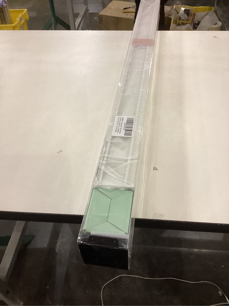 Condition photo showing New/Like New for Cordless Blackout Roller Shades Blinds for Windows Free-Stop,Pull Down Room Darkening with Valance,Thermal Insulated Woven Fabric Window Door Blinds for Home,Office,White 34" W x 72" H 34"W x 72"H White