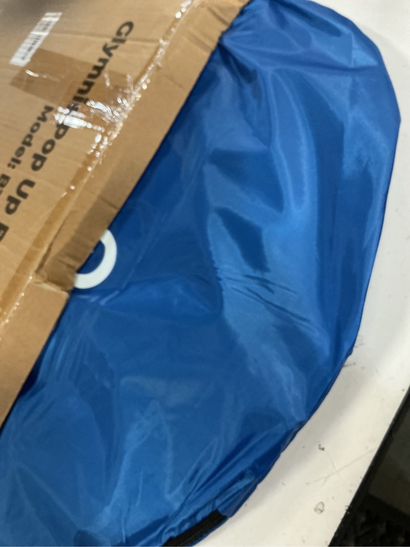 Condition photo showing Good Condition for glymnis pop up beach tent beach shade tent for 1-4 persons sun shelter upf 50+ enclose zipper door portable easy up beach tent blue for 3-4 person