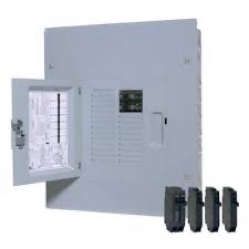 ge 12-circuit 22-space 100-amp main breaker load center (value pack)