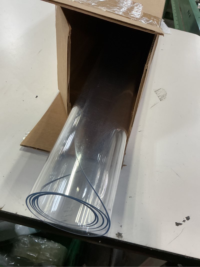 Condition photo showing Good Condition for yecaye office chair mat for hardwood floor, 36" x 48" clear computer desk chair mat, pvc heavy duty floor protector for rolling chairs, can't be used on carpet(transparent, 36" x 48") 2-36" x 48" transparent