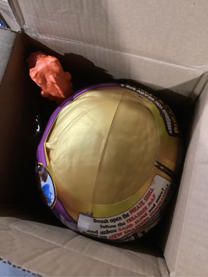Condition photo showing Good Condition for Smashers Dino Island Gold Treasure Hunt (Orange) by ZURU - Interactive Collectable Treasure Hunt Themed Toy
