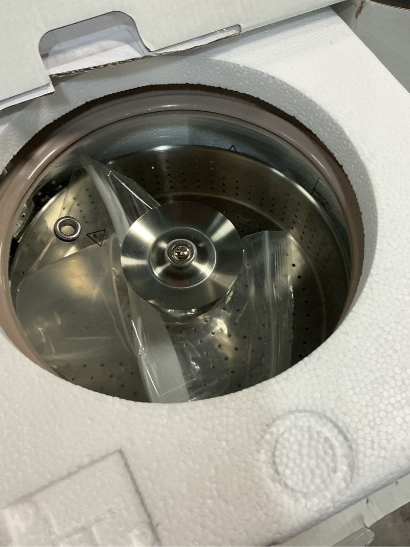 Condition photo showing New/Like New for cook with color glass mini low carb rice cooker – holds 2 cups raw/makes 6 cups cooked with auto lift filter basket, hotpot & steamer for rice, grains, digital panel with keep warm, goat/mink