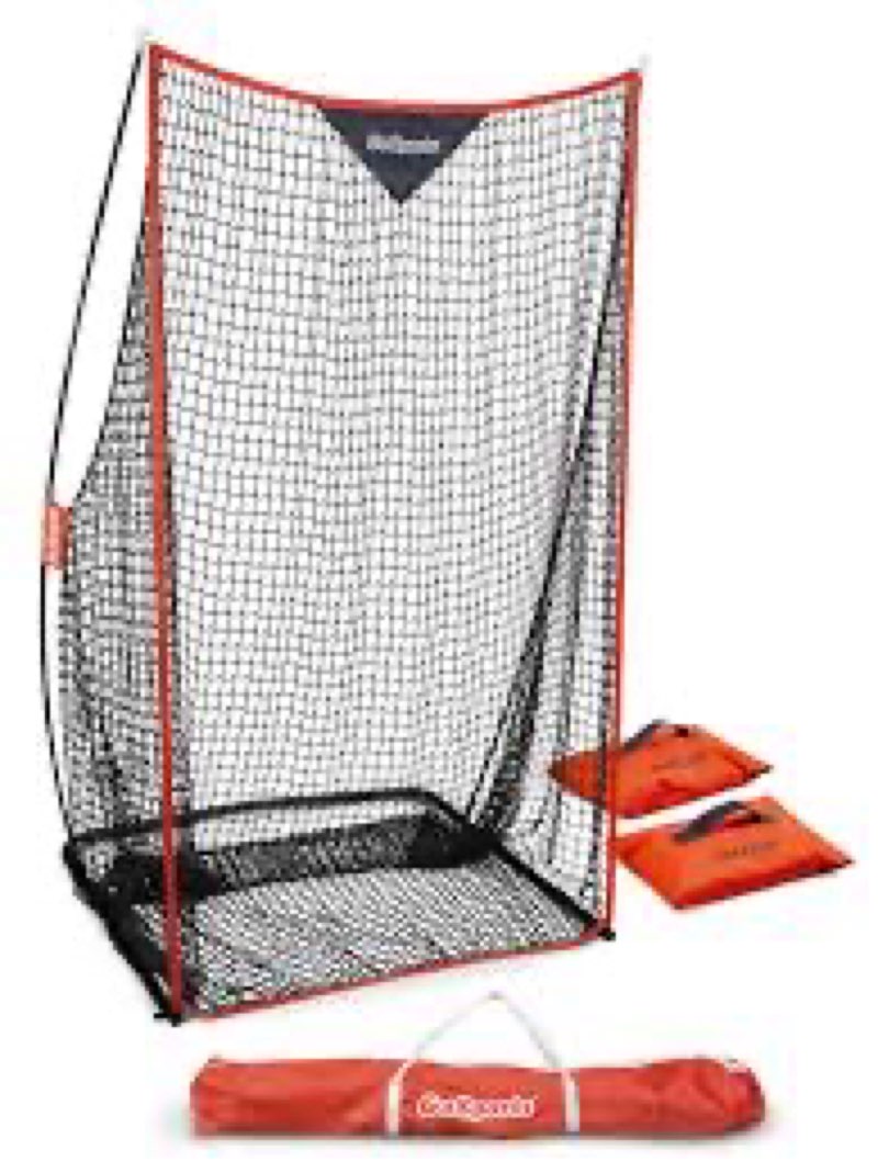 Mini Tang Football Kicking Cage - 7x4 FT Throwing Net Training Target for Punting Kicking Practice, 