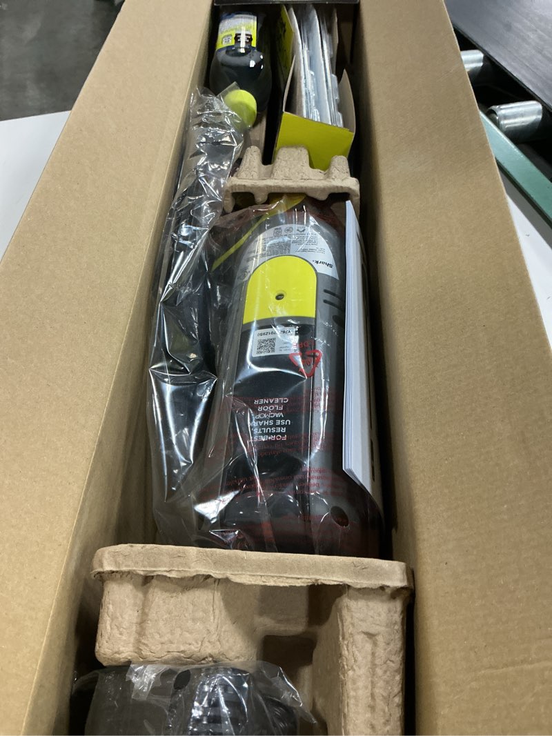 Condition photo showing Good Condition for shark vacmop cordless hard floor cleaner, vacuum and spray mop, powerful suction, lightweight, led headlights, includes 4 disposable pads, 12oz multi-surface cleaning solution, gray, vm252 gray - 4 pads