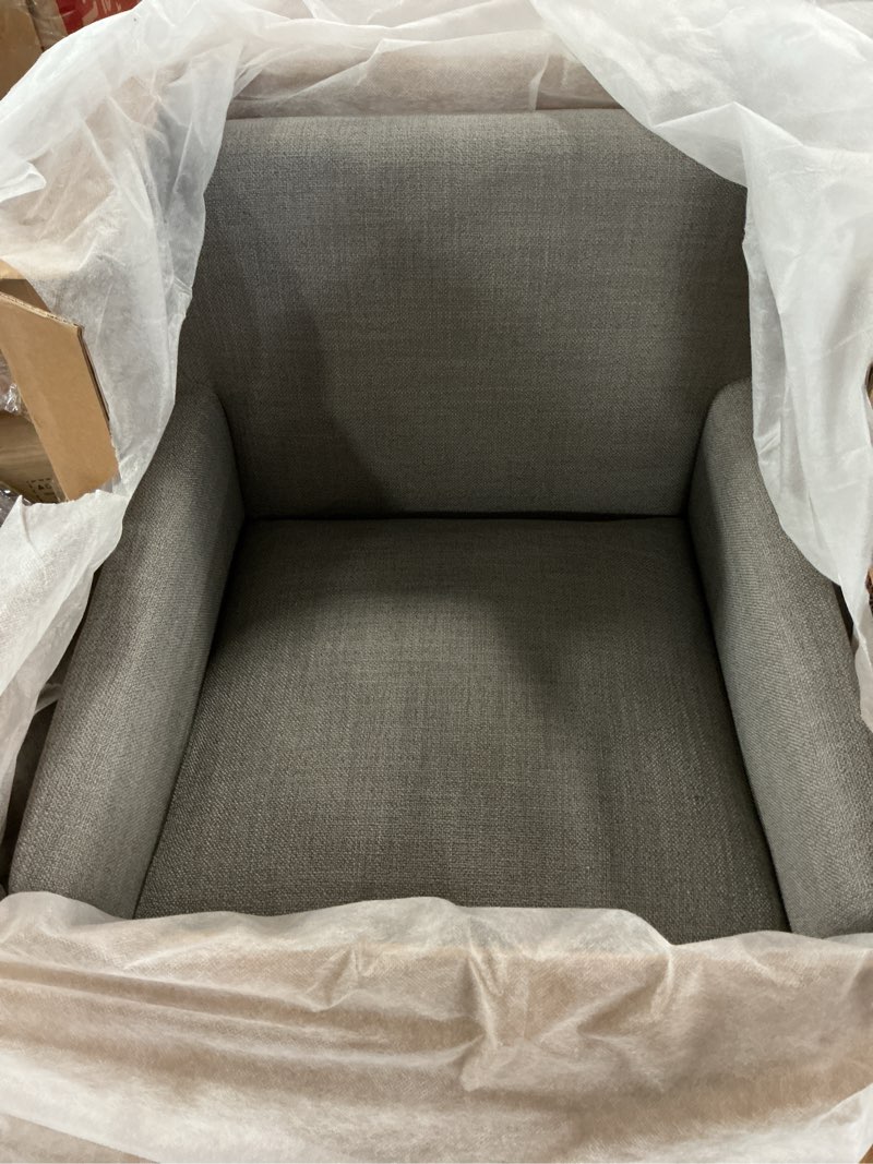 Condition photo showing Good Condition for deville 26 in. light gray and gray wood bar stool