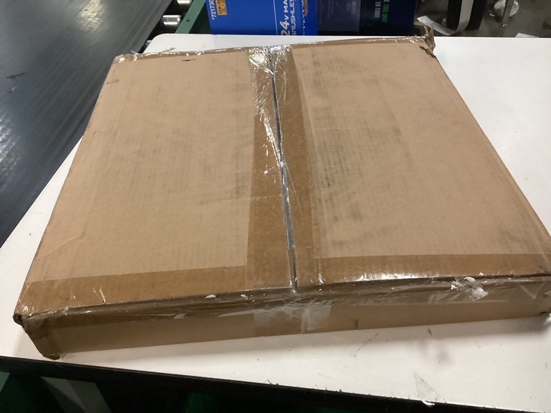Condition photo showing New/Like New for ceramic coated bbq griddle with removable stainless steel rack for kamado classic joe grill, round flat top griddle plate with handle, grill accessories