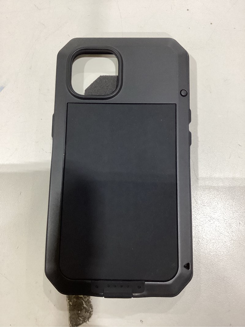Condition photo showing New/Like New for Marrkey for iPhone 14 Case, 360 Full Body Protective Cover Heavy Duty Shockproof Tough Armour Aluminum Metal Case with Silicone Built-in Screen Protector for Apple iPhone 14 6.1 Inch - Black