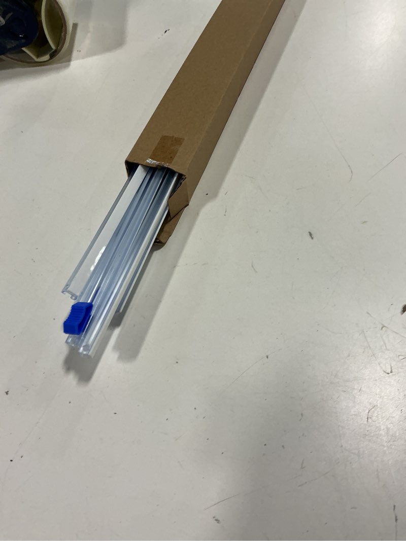 Condition photo showing Good Condition for CRASPIRE 8pcs Slide Cutter 13" Reusable Food Wrap Cutter Blue Cling Film Cutter, Plastic Wrap Dispenser Refillable Home Kitchen Supply for Tin Foil Cling Wrap Paper