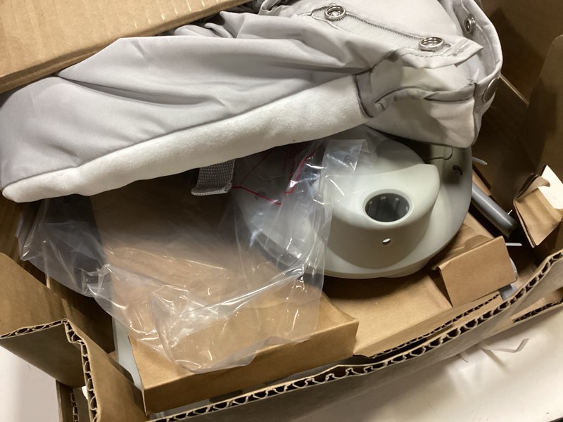 Condition photo showing Good Condition for Graco Slim Spaces Compact Baby Swing, Space Saving Portable Bay Swing with Height Adjustable Legs & Soft Toys, Reign