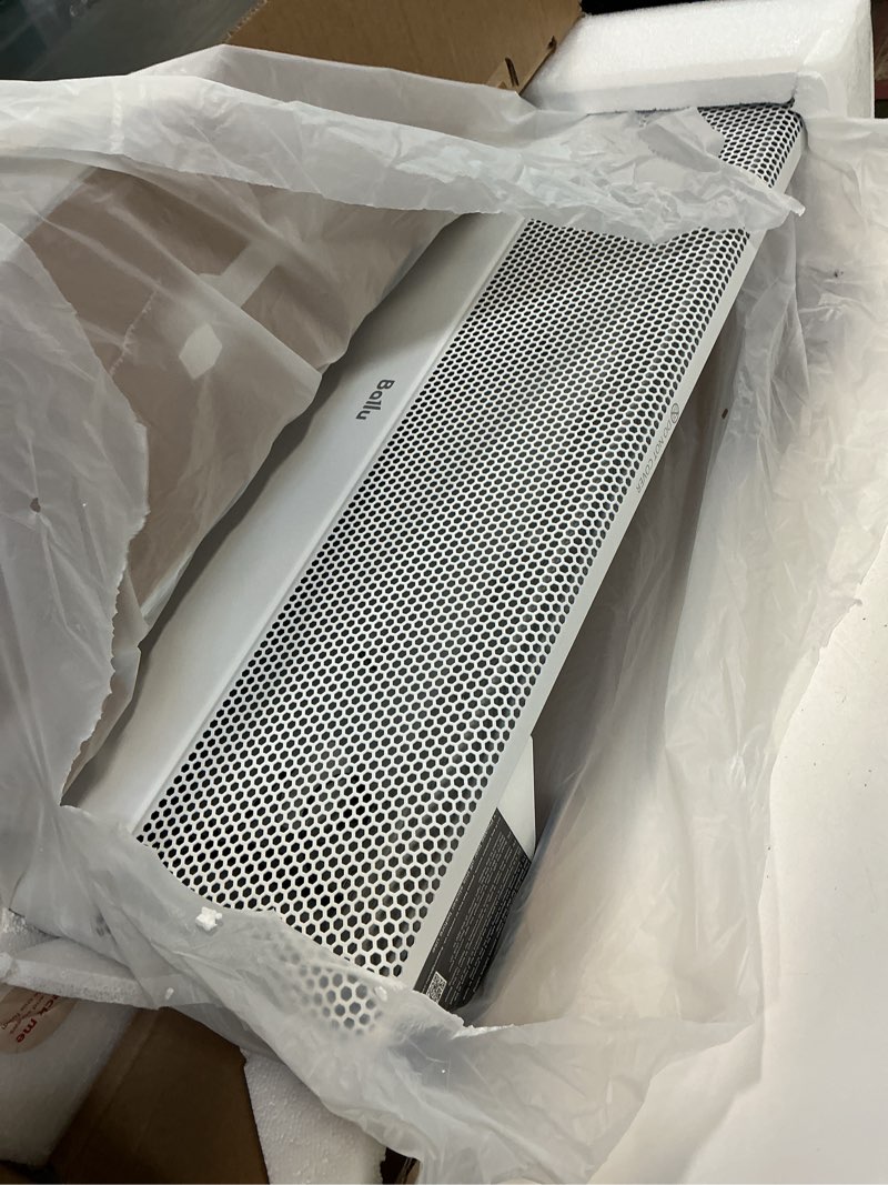 Condition photo showing As Is for Ballu Convection Panel Space Heater for Large Room,1500W Electric Heater with Programmable Thermostat,WiFi App Control,Standing or Wall Mount,Smart Quiet Heater for Indoor Use,Works with Alexa,White