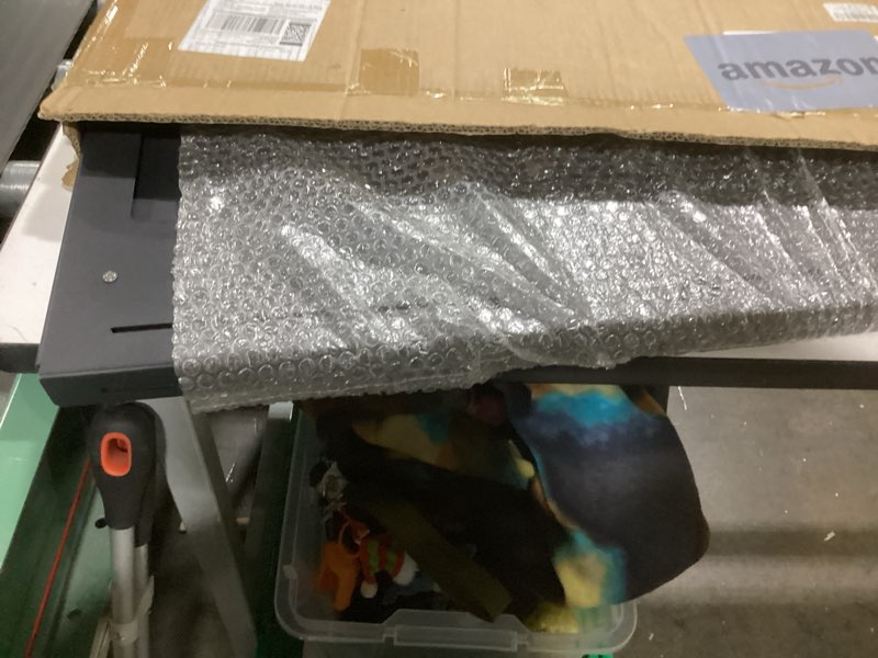 Condition photo showing As Is for JOYTUTUS Tailgate Table Organizer for Wrangler JL & JLU Wrangler JK & JKU(2007-2026) - 85lb Capacity Foldable Cargo Shelf, MOLLE-Compatible Camping Storage with Anti-Rattle Design