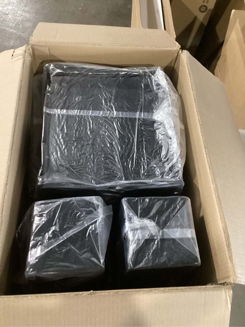 Condition photo showing New/Like New for computer speakers with subwoofer, 2.1 gaming speaker system for desktop pc, 100w rms, 6.5" deep bass, bluetooth 5.3, aux/rca/optical/coaxial, surround sound for pc/monitor/tv - black black 6.5 inches