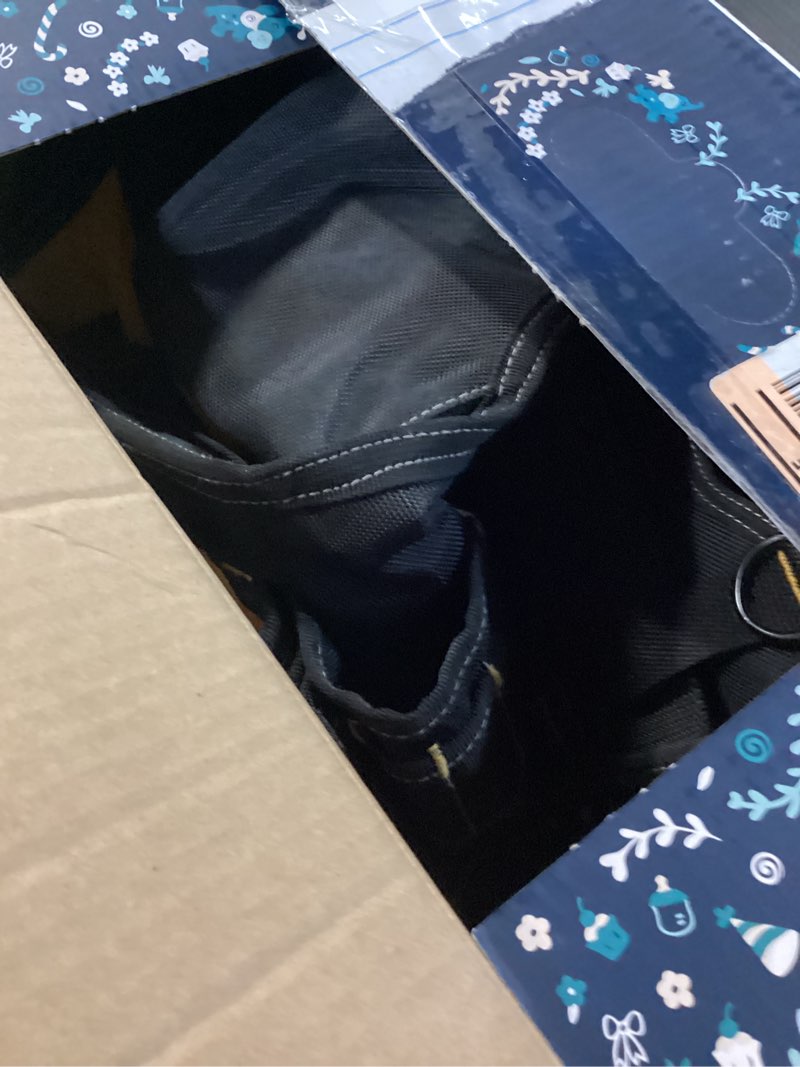 Condition photo showing As Is for dewalt professional tool belt organizer with suspenders and 25 pockets, heavy duty construction (dwst540602) one size tool rig w/suspenders