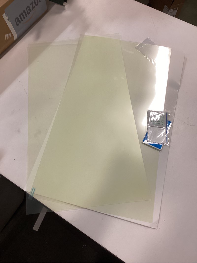 Condition photo showing New/Like New for [2-Pack] 24 Inch Computer Blue Light Blocking Screen Protector for 16:9 Widescreen Monitor, Anti Glare Anti-UV Eye Protection Desktop PC LED Monitor Filter, Removable Anti-Scratch Screen Film 24in 24 Inch (Diagonal) - 16:9 Aspect Ratio Transparent for mon